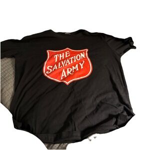 The Salvation Army Logo Unisex T-Shirt Large 100% Cotton Soft C1